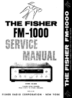 Fisher FM-1000 - Service Manual 